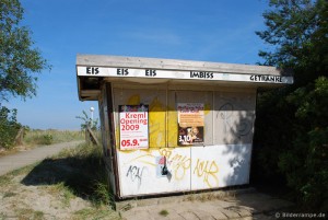 Kiosk am Strand von Boltenhagen