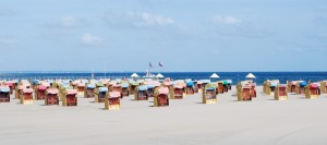 Strandkörbe an der Ostsee