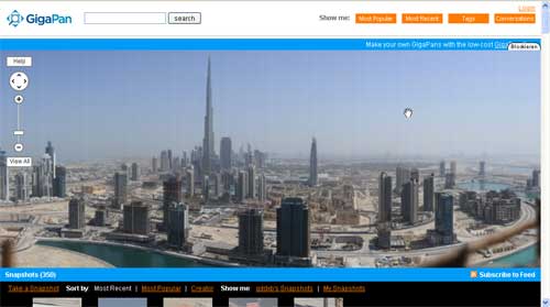 GigaPan: Dubai in 45 Gigapixel