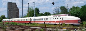 Einer der letzten VT 18.16, abgestellt am Bahnhof Berlin-Lichtenberg