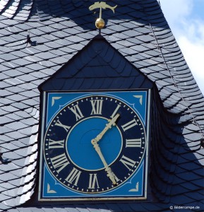 Uhr am Rathaus Wernigerode