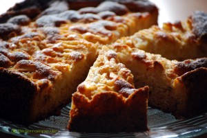 Apfel Marzipan Kuchen