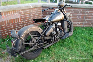 verdreckte Harley