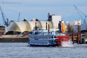 Mississippi Dampfer auf Hafenrundfahrt