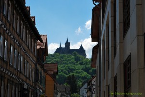 Blick zum Schloß Wernigerode