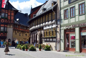 Platz vor dem Rathaus von Wernigerode