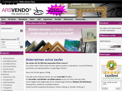 Homepage ARSVENDO