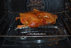 Ente auf Grillrost knusprig braten