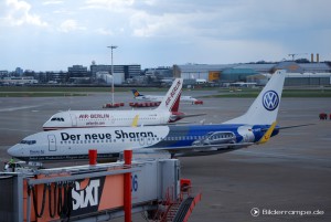 SharanAIR auf dem Flughafen Hamburg