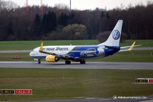 D-AHFB auf der Startbahn