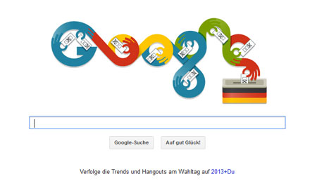 Google Doodle zur Wahl