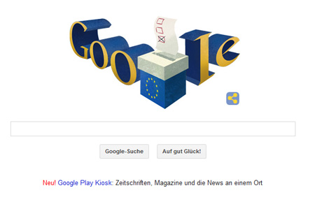 Google Doodle zur Europawahl