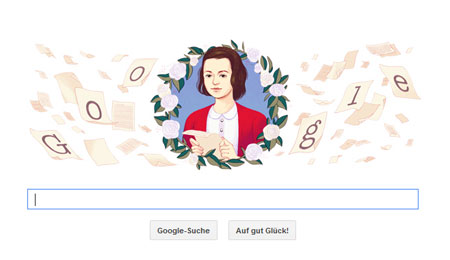 Google Doodle Sophie Scholl