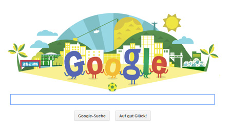 Google Doodle zur WM in Brasilien