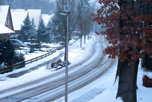 winterliche Straße