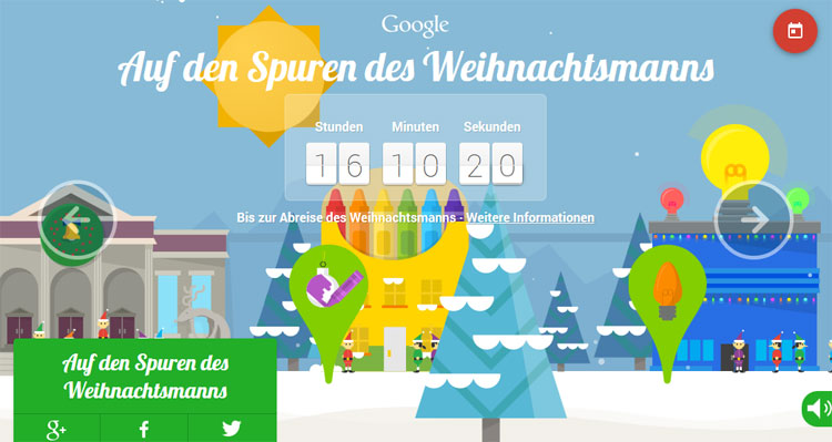 Google Weihnachtsdorf