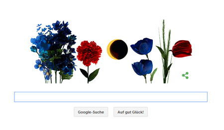 Google Doodle zur Sofi und zum Frühling