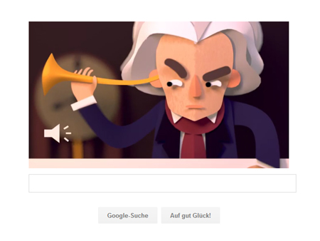 Google Doodle Musikgehör