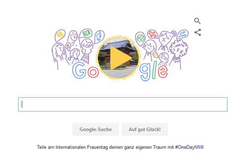 Google Doodle zum Frauentag