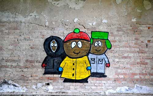 "South Park" Graffiti | Foto: pixabay.com, CC0 Public Domain