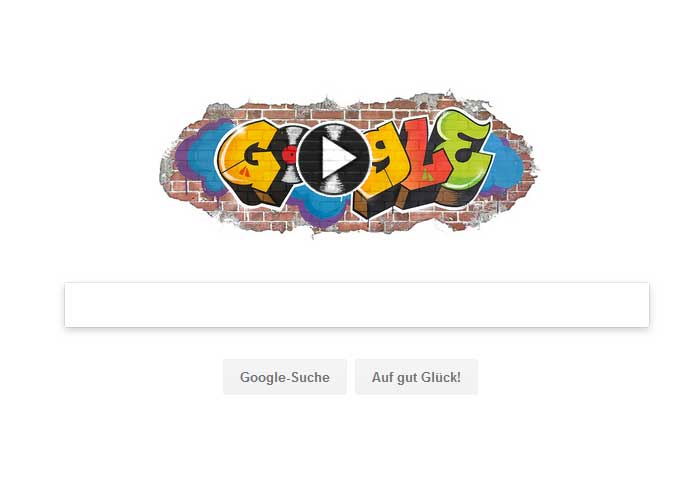 Google Doodle für den Hip-Hop