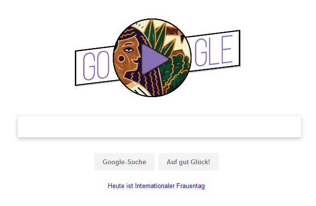 Google Doodle zum Weltfrauentag 2018