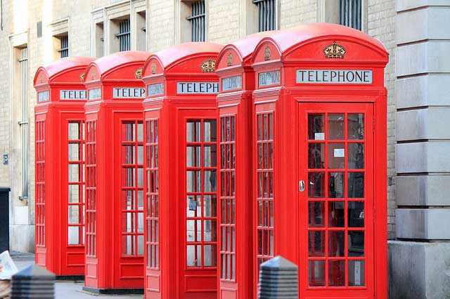 Telefon-Zellen in London | Foto: Giuliamar, pixabay.com, CC0 Creative Commons