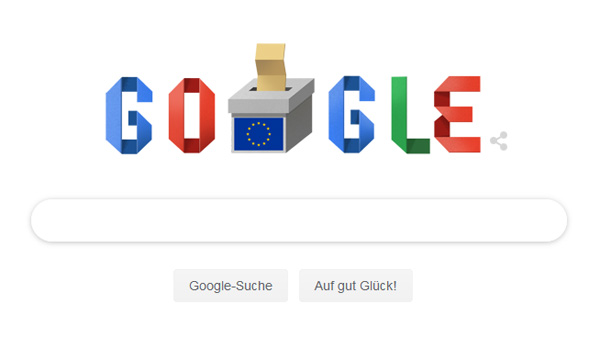 Google Doodle zur Europawahl