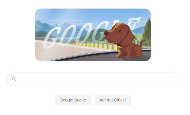 Screenshot: Google Doodle für den ackeldackel